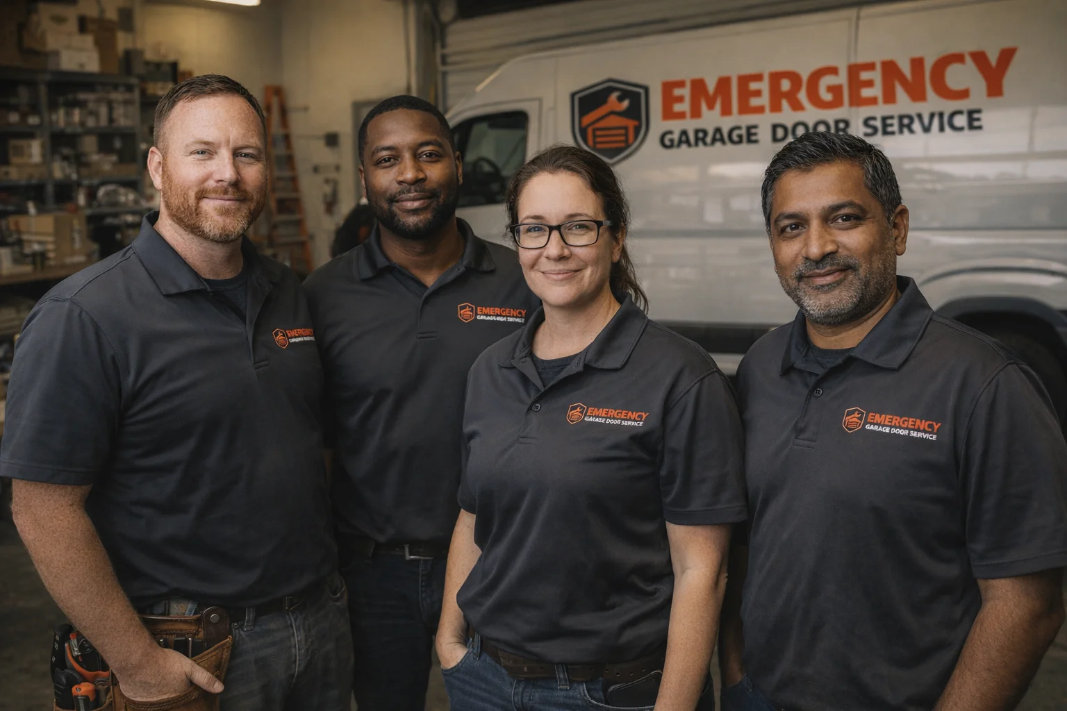 Emergency Garage Door Service - Team Composite